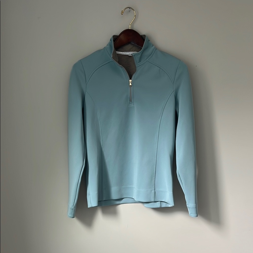Fairway & Greene Sky Blue Quarter-Zip Pullover